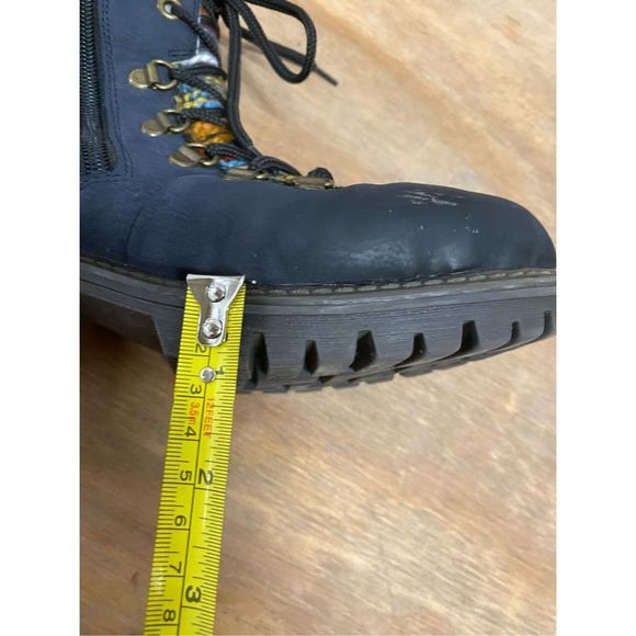 Rieker Knitted Cuff -Tex Warmlined Navy Ankle Boots, EU 37 / US 6.5, MP $112 - Picture 3 of 15